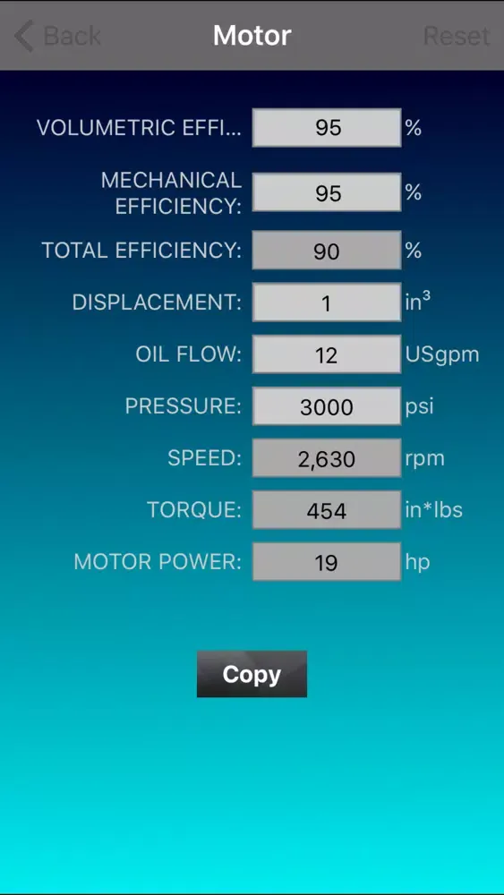 Hydraulic Calculator Ekran Görüntüleri