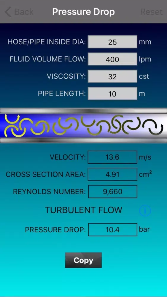 Hydraulic Calculator Ekran Görüntüleri