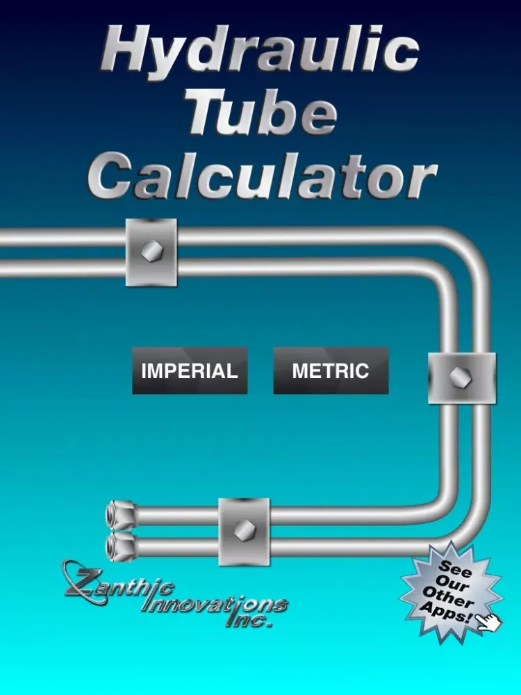 Zrzuty ekranu Hydraulic Tube Calculator iPad 