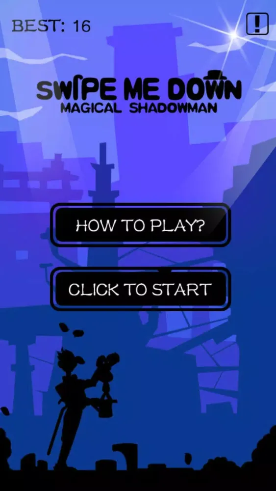 Tangkapan skrin Swipe Me Down-Stick Man