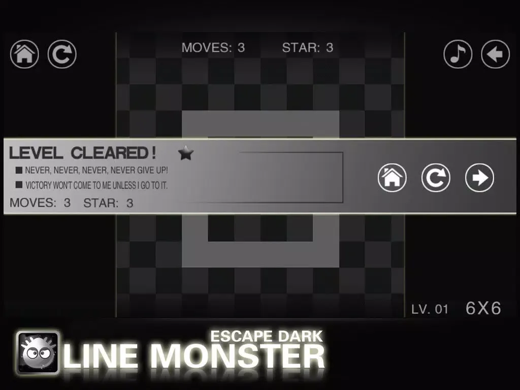 Capturas de pantalla de Line Monster: Escape Dark iPad 