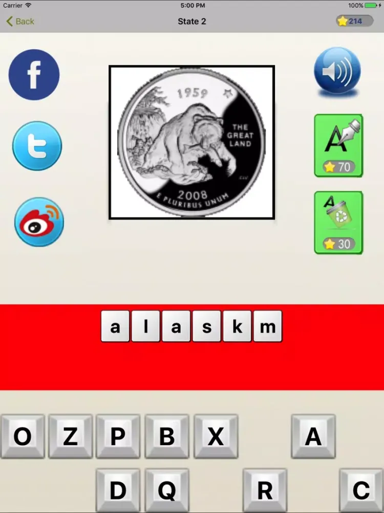 Capturas de tela do 1 Coin 1 State iPad 