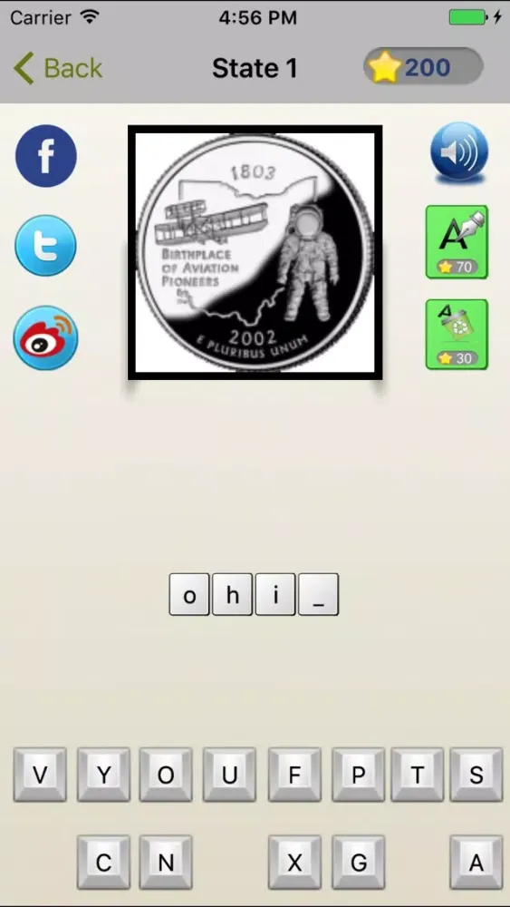 Capturas de tela do 1 Coin 1 State
