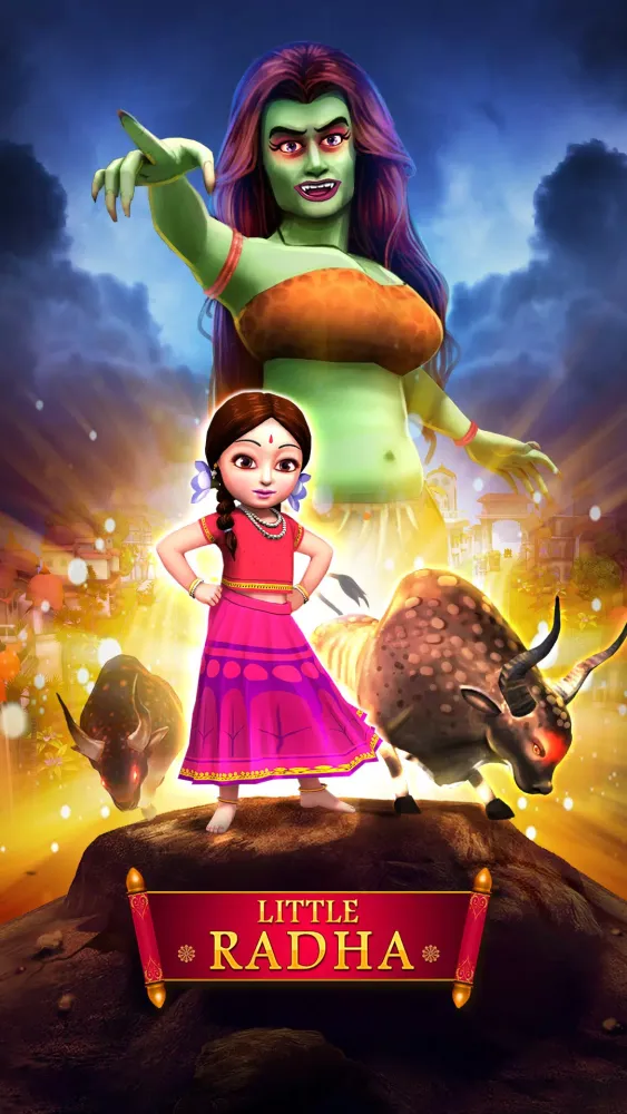 Capturas de pantalla de Little Radha Run