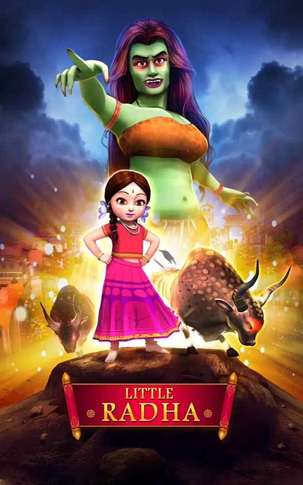 Capturas de pantalla de Little Radha Run