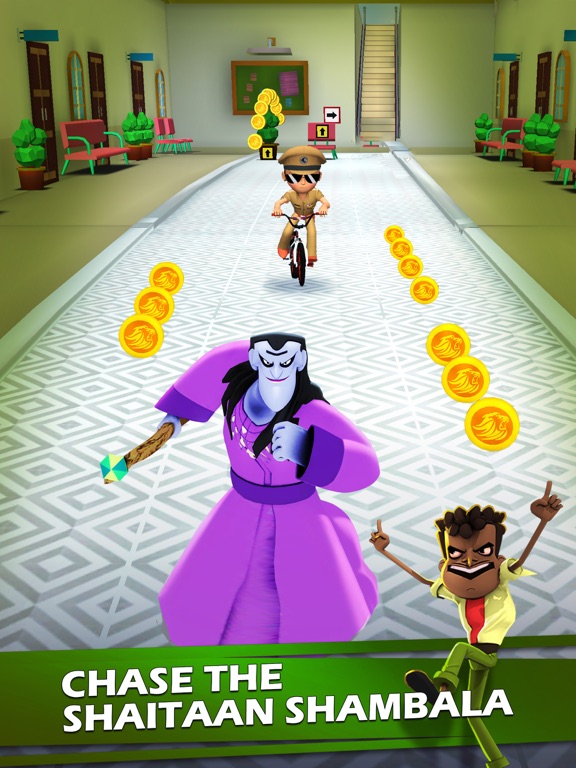 Tangkapan skrin Little Singham Cycle Race iPad 