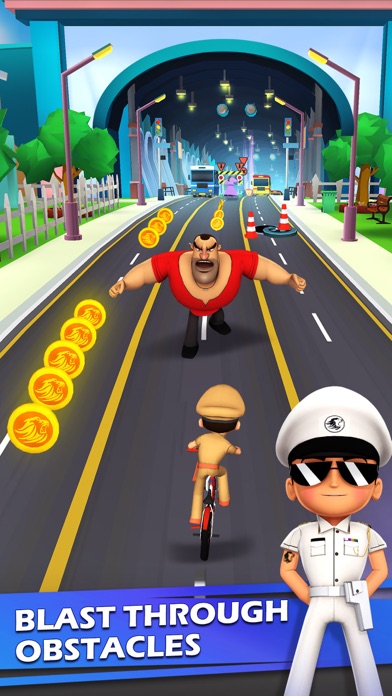 Tangkapan skrin Little Singham Cycle Race