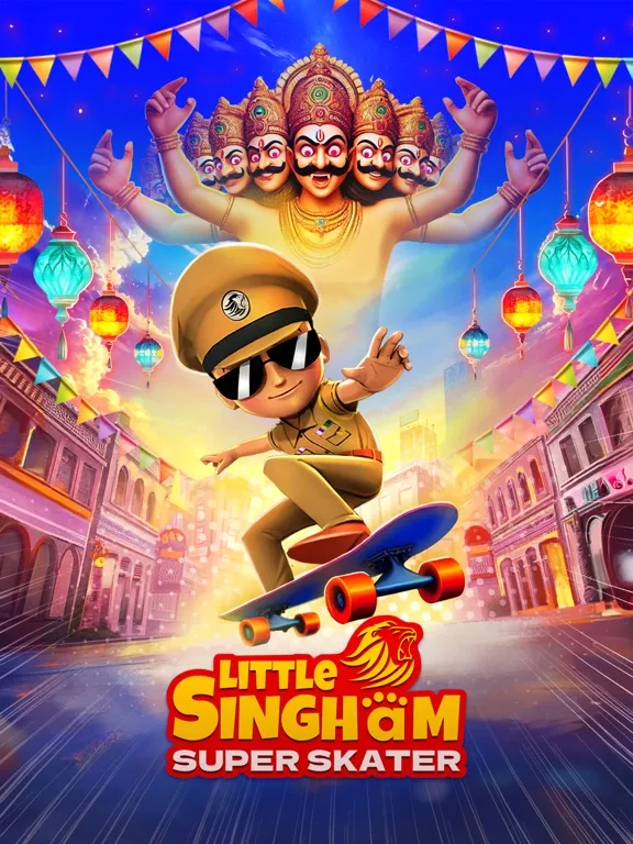 Скриншоты Little Singham Super Skater iPad 