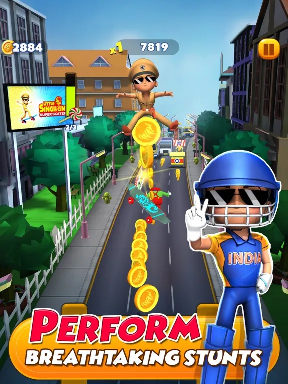 Скриншоты Little Singham Super Skater iPad 