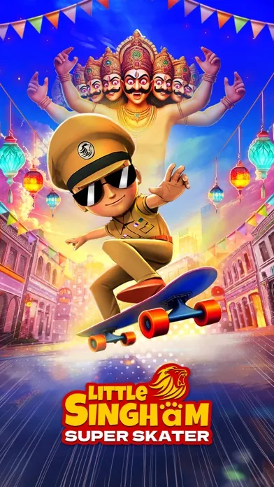 Скриншоты Little Singham Super Skater