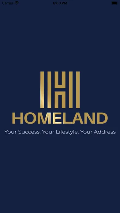 Capturas de tela do Homeland Group