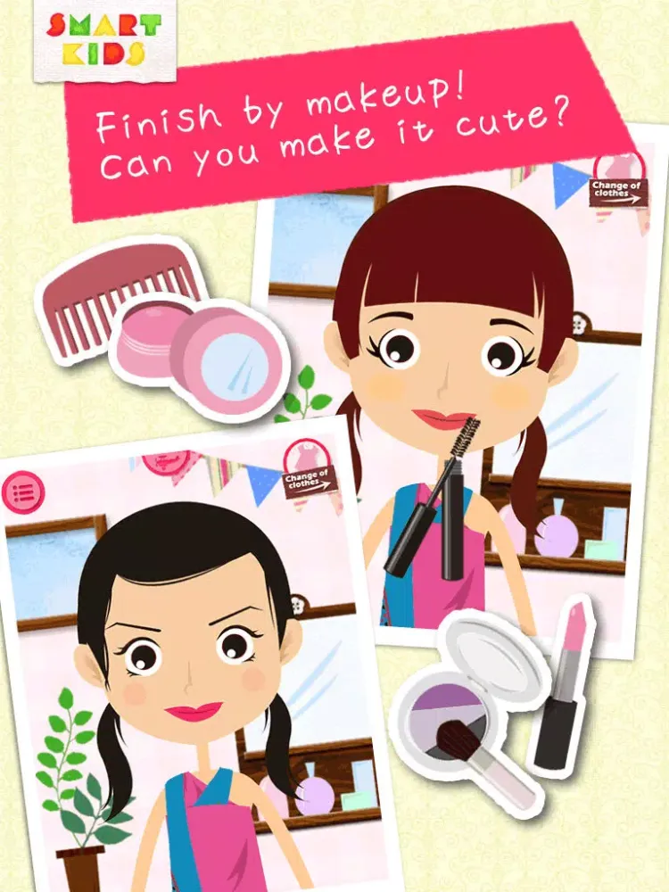 World's girls fashion -Game of dress-up ethnic costumes and make-up for girls iPad  Screenshots