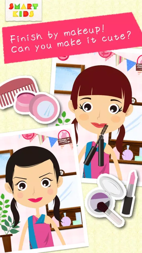 World's girls fashion -Game of dress-up ethnic costumes and make-up for girls Screenshots