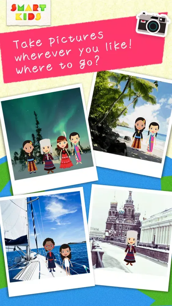 World's girls fashion -Game of dress-up ethnic costumes and make-up for girls Screenshots