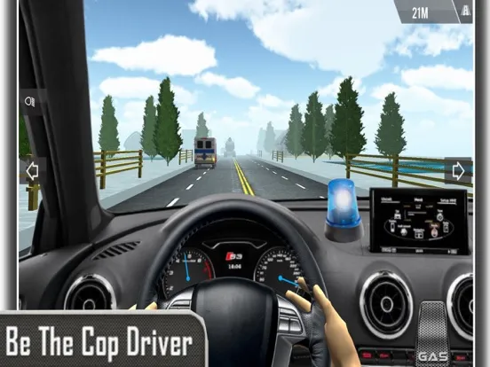 Скриншоты Police Car In Highway iPad 