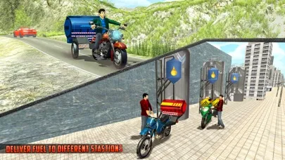 Capturas de tela do Offroad Oil Tanker Moto Bike Transporter
