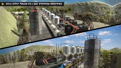 Oil Tanker TRAIN Transporter - Supply Oil to Hill سکرین شاٹس