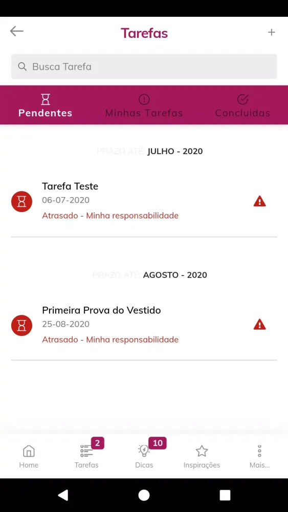 Humana Eventos Screenshots