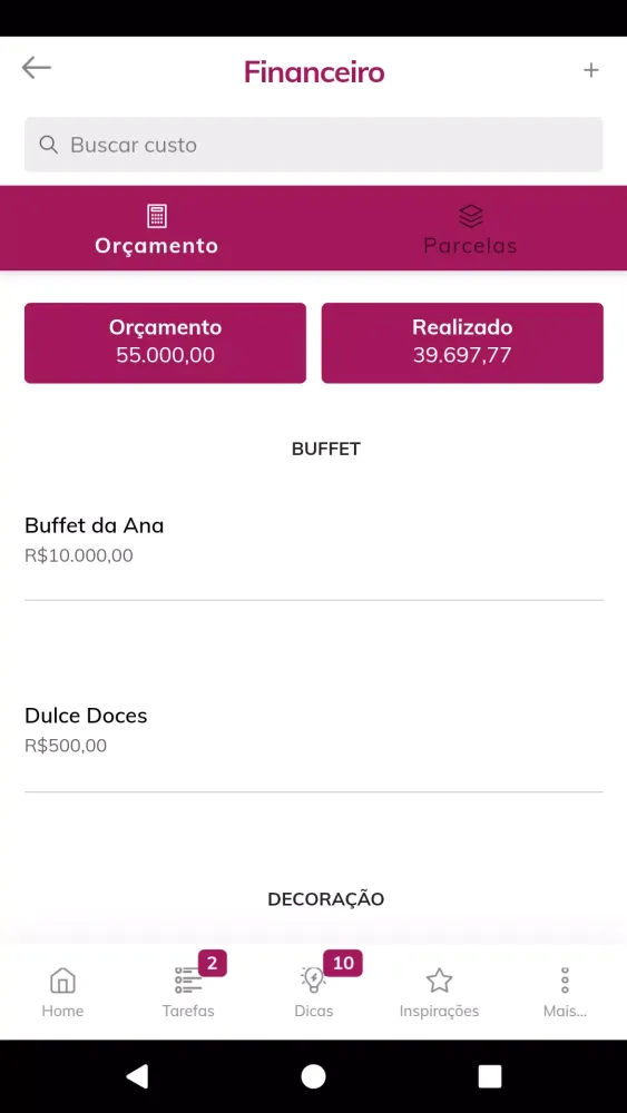 Humana Eventos Screenshots