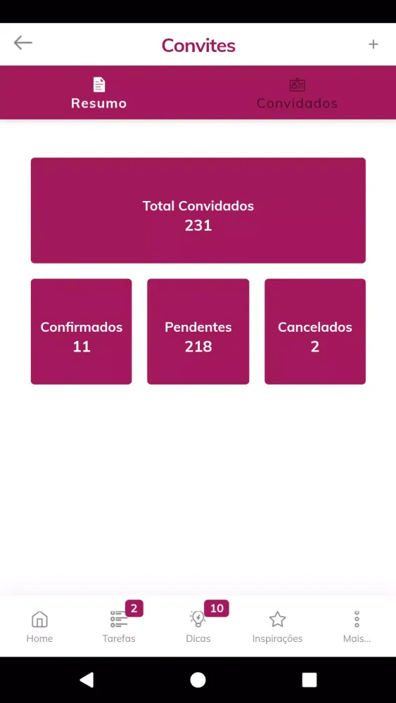 Humana Eventos Screenshots