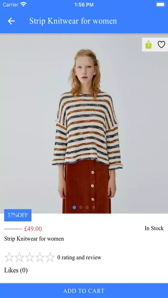 Скриншоты Ecommerce App
