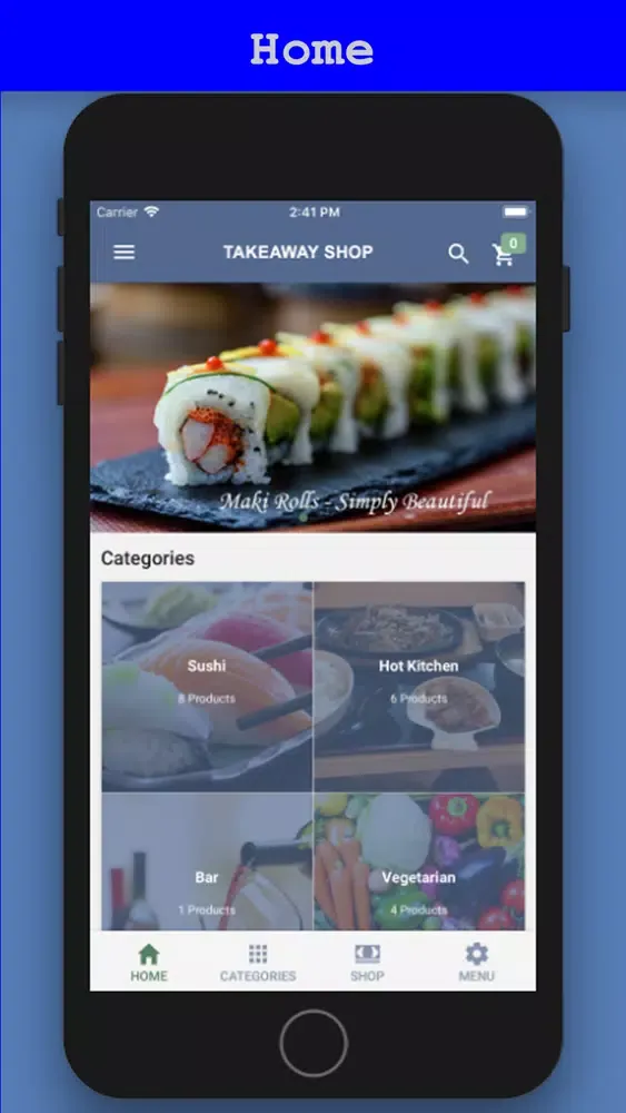 Takeaway_App سکرین شاٹس