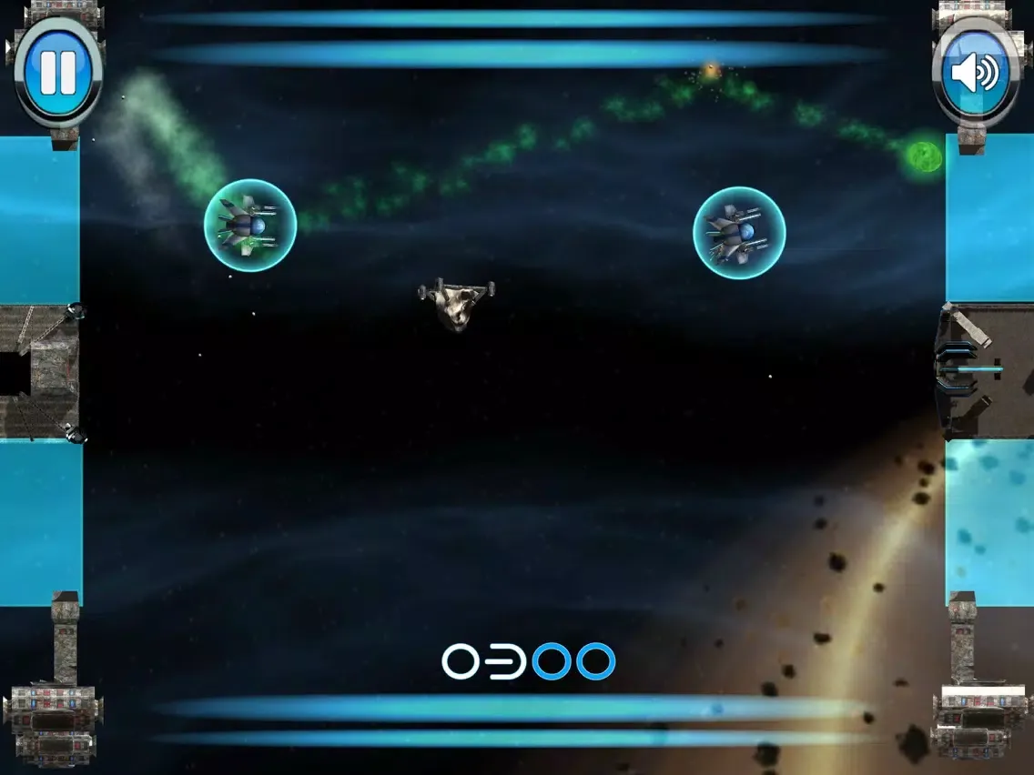 Captures d'écran de Mecha Air Hockey Space iPad 