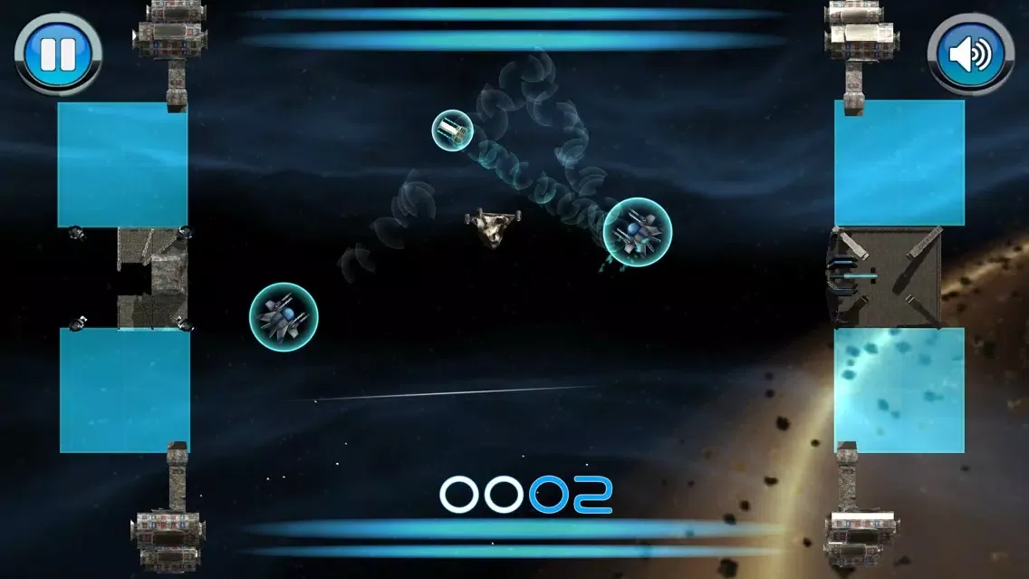 Captures d'écran de Mecha Air Hockey Space