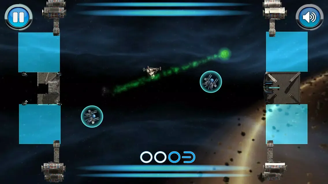 Captures d'écran de Mecha Air Hockey Space
