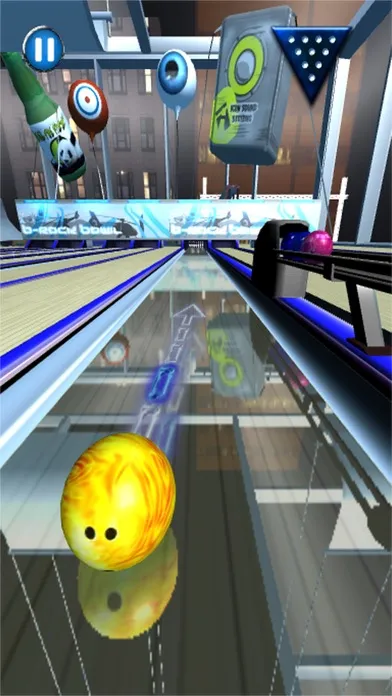 Capturas de tela do Bowling Game Flick