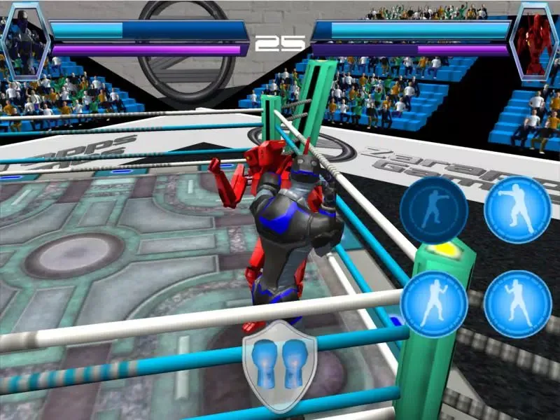 ภาพหน้าจอของ Robot Virtual Boxing 3D