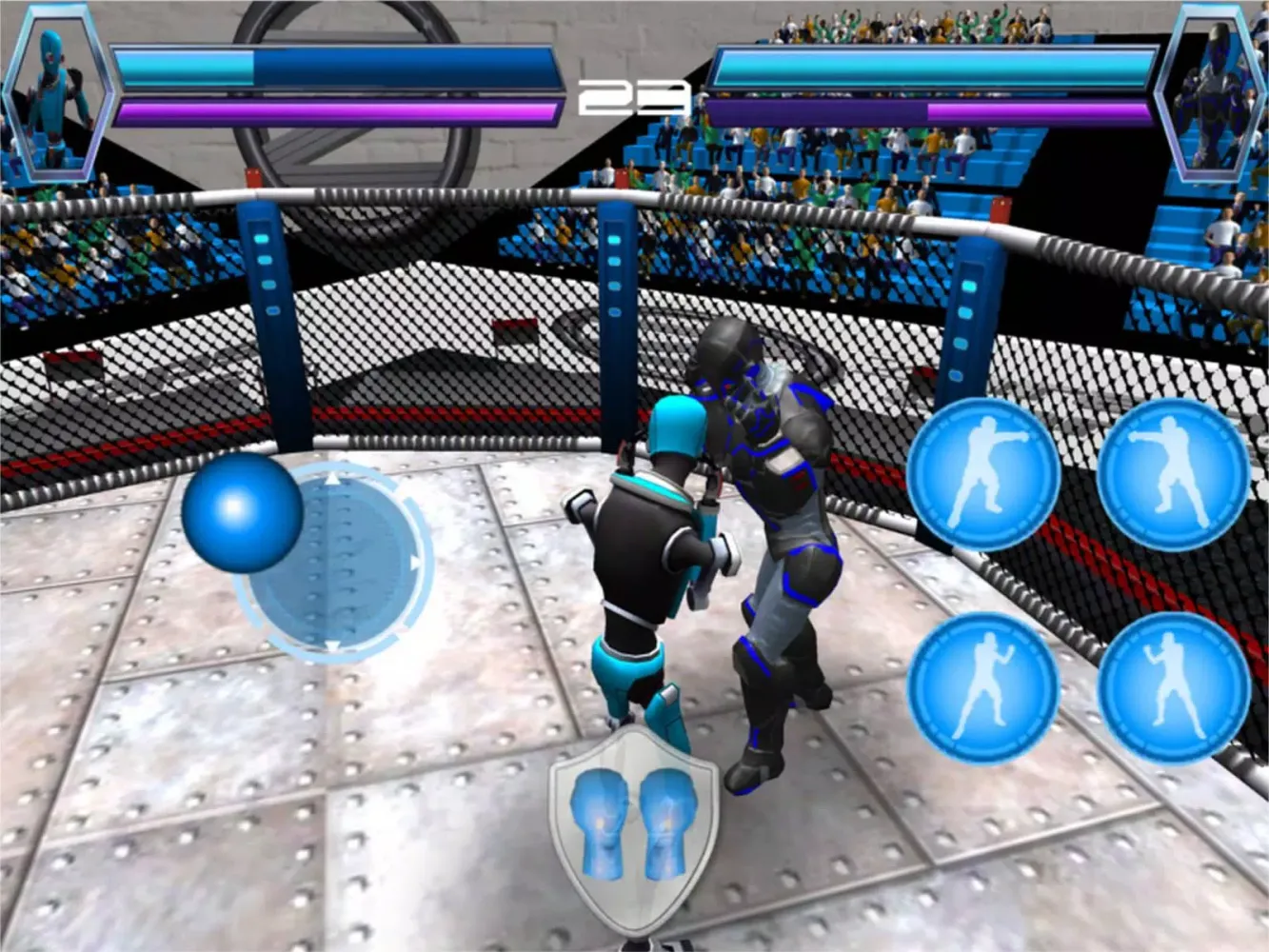 ภาพหน้าจอของ Robot Virtual Boxing 3D