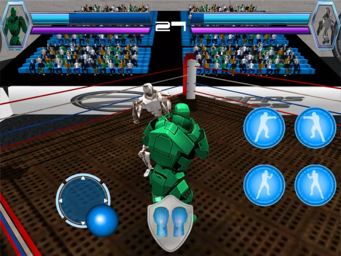 ภาพหน้าจอของ Robot Virtual Boxing 3D