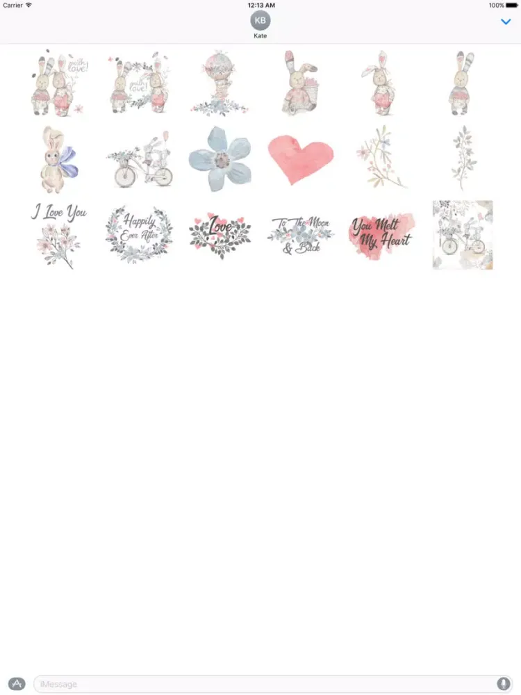 Bunny Love Pack iPad  স্ক্রিনশট