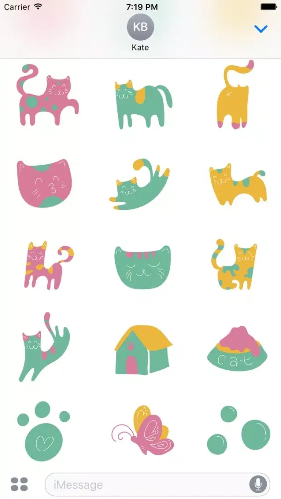 Tangkapan skrin Colorful Cats
