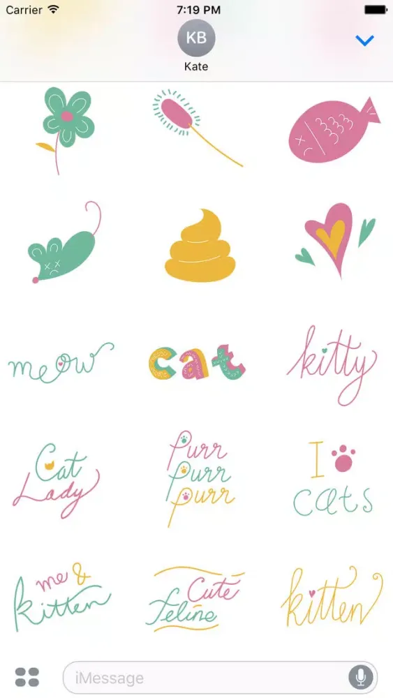 Tangkapan skrin Colorful Cats