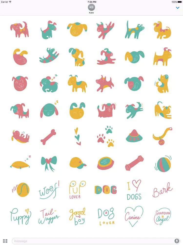 Скриншоты Colorful Dogs iPad 