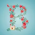 Floral Alphabet Floral Alphabet