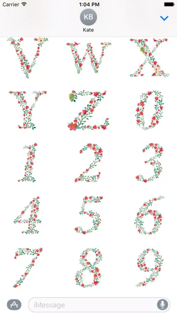 Floral Alphabet应用截图