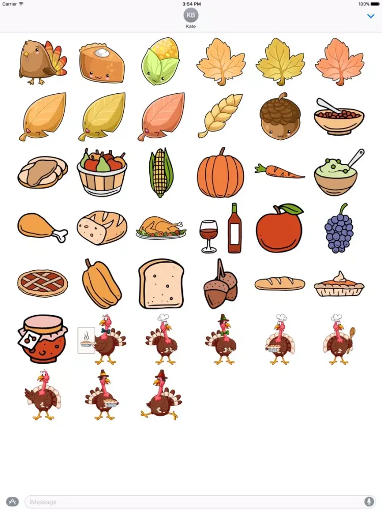 Happy Happy Thanksgiving iPad  Screenshots