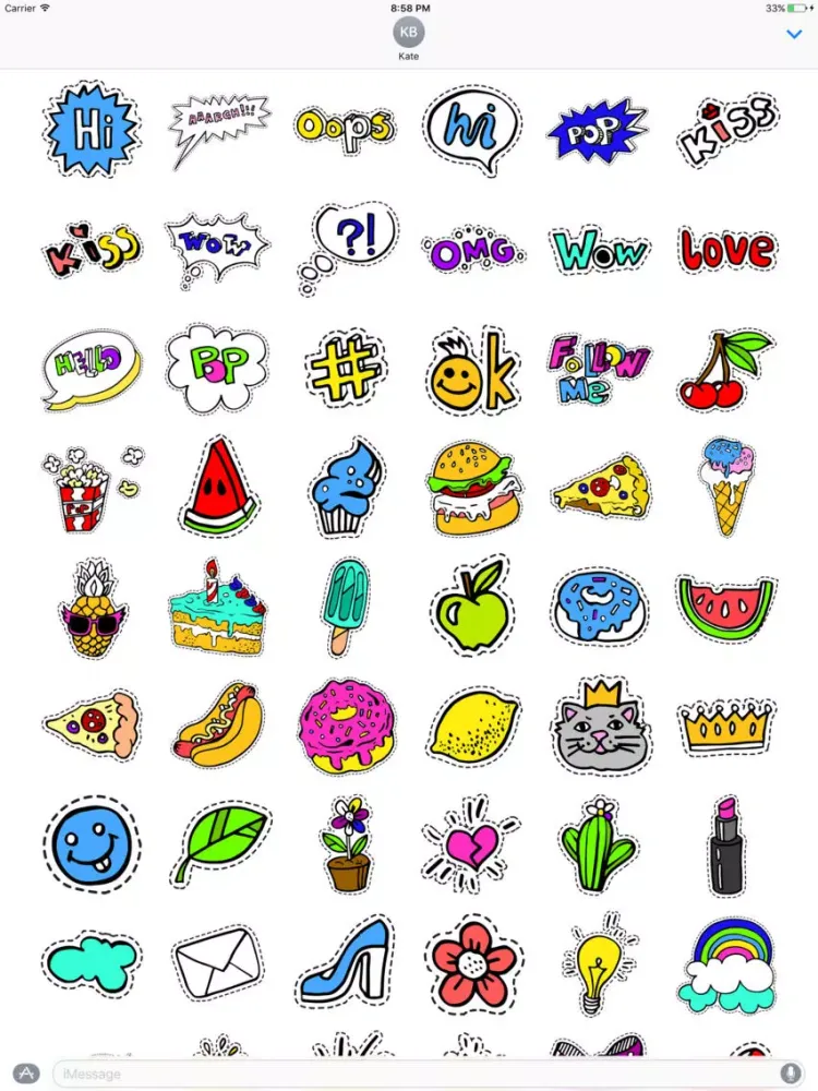 Ảnh chụp màn hình của Pop Art!! iPad 