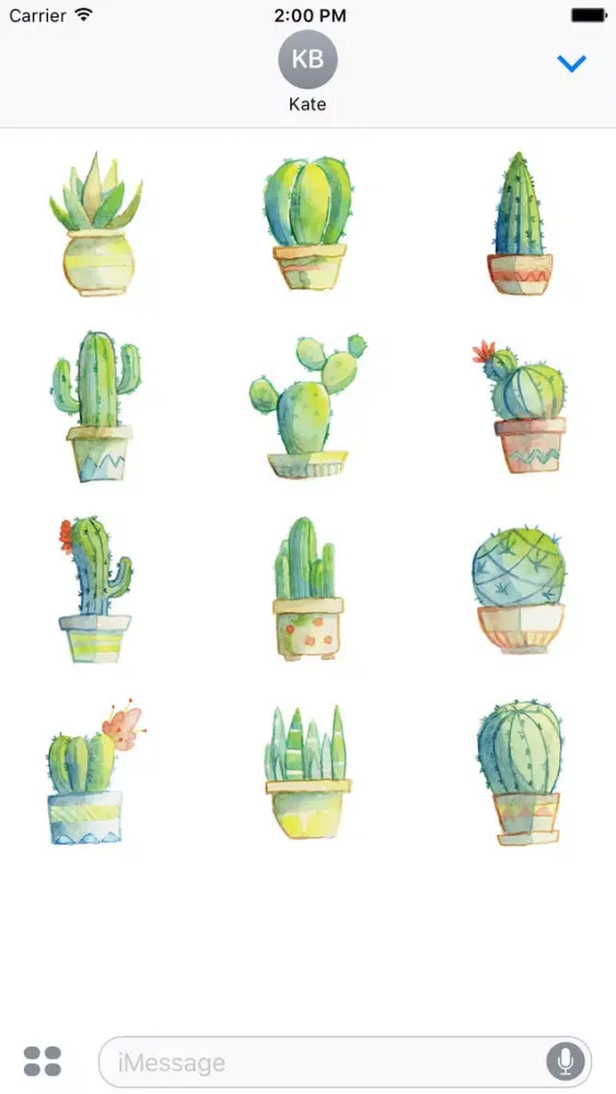 Capturas de pantalla de Watercolor Cactus