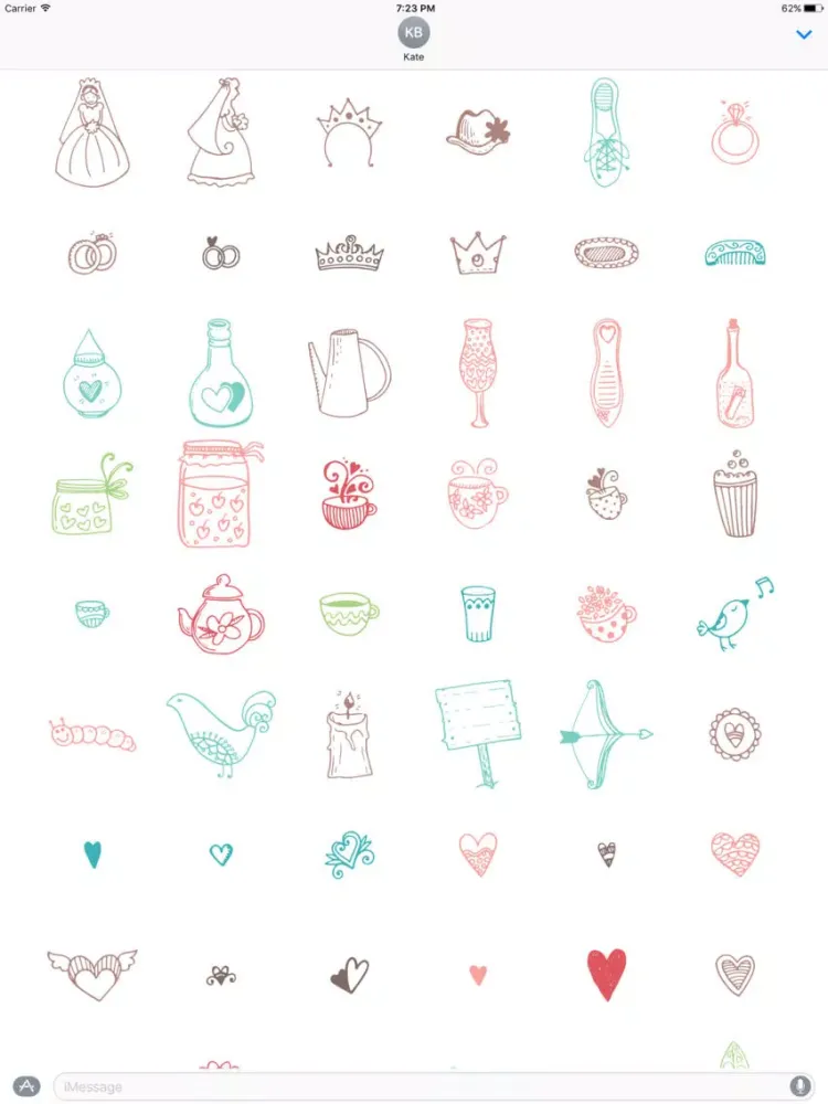 Wedding Doodles iPad 應用截圖