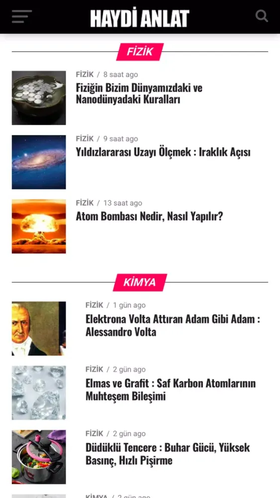 Zrzuty ekranu Haydi Anlat
