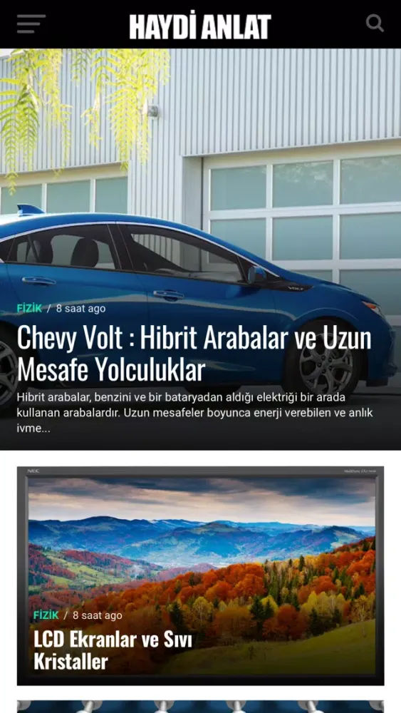 Zrzuty ekranu Haydi Anlat