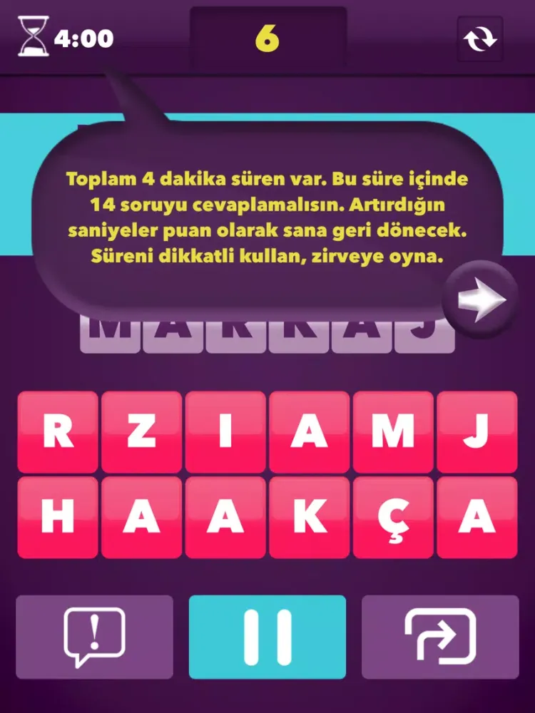 Скриншоты Süper Kelime Yarışı : Eğlenceli Kelime Oyunu iPad 