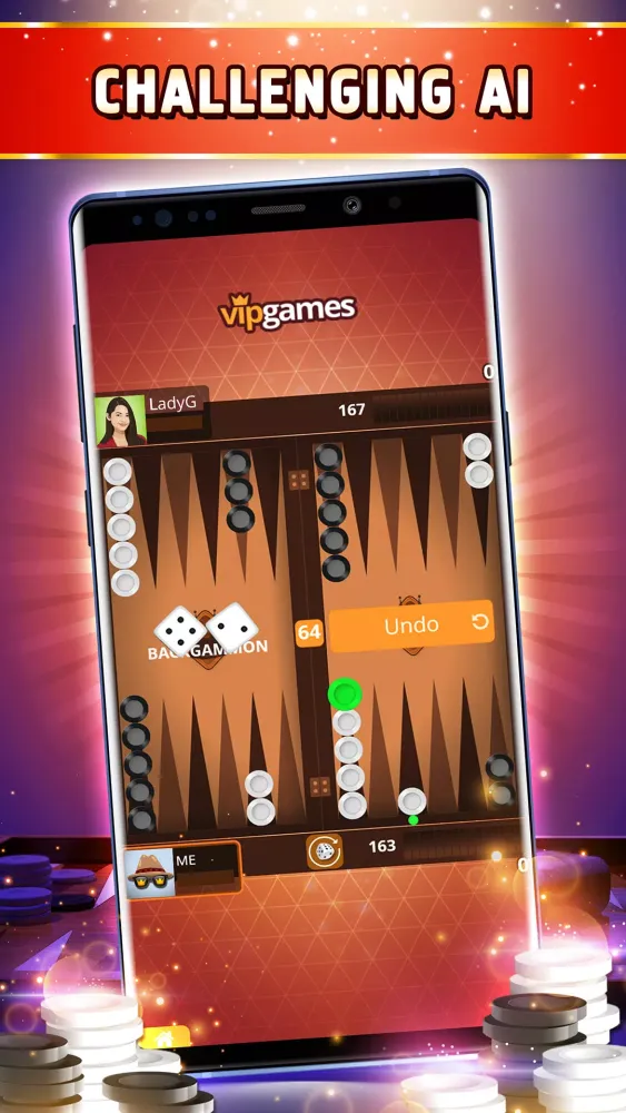 ภาพหน้าจอของ Backgammon Offline・Board Game