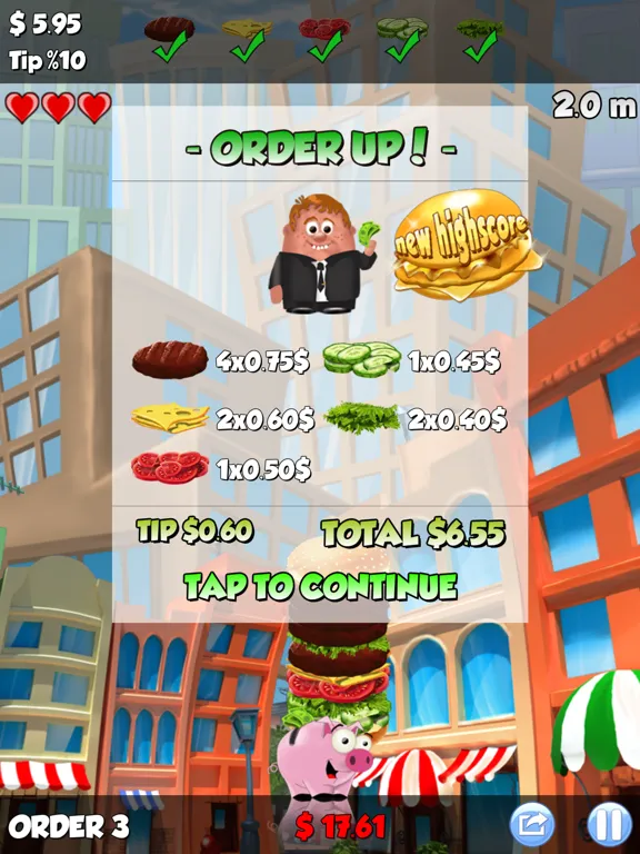 High Burger iPad 應用截圖