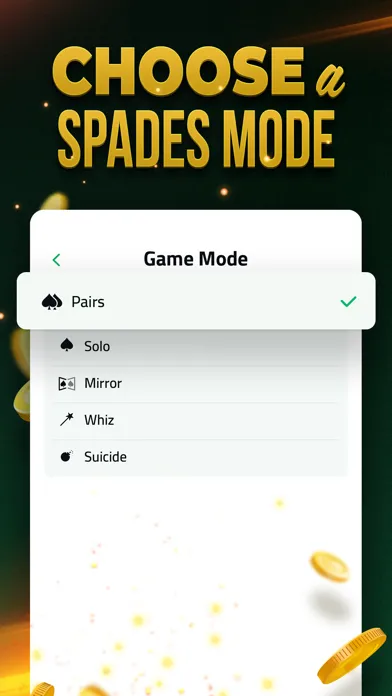 Capturas de tela do Spades Offline - Card Game