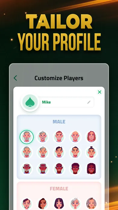 Capturas de tela do Spades Offline - Card Game